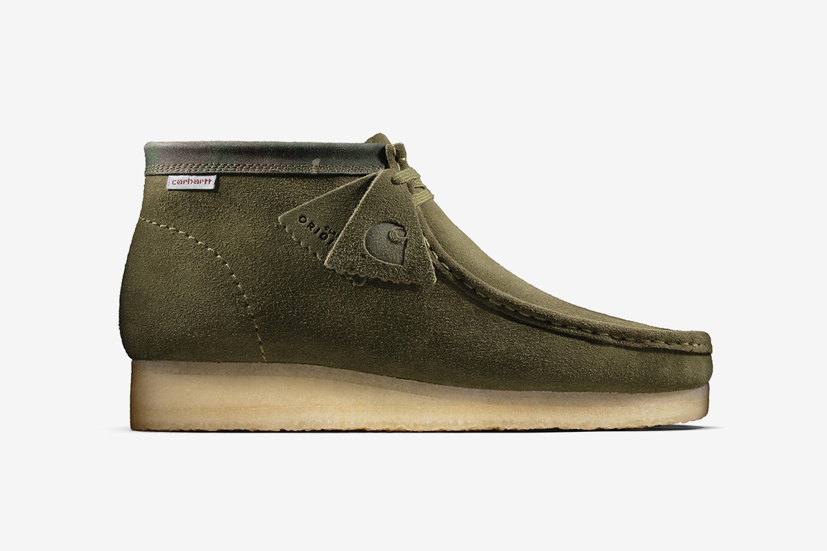 clarks x carhartt wallabee
